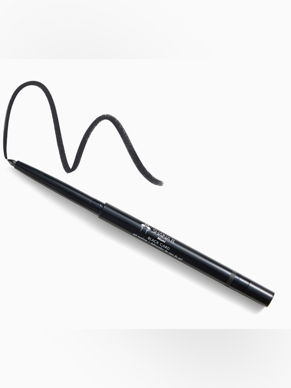 SHAINA B. Miami BLACK CARD Gel Eyeliner Pencil Black Shade Brand New SEALED